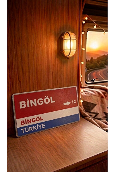 Home Tablo " Bingöl 12 Memleket tablo 15x30 cm"