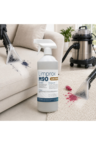 Limprox M90 Mürekkep Oje ve Boya Leke Çıkarıcı Sprey 1 Litre Halı Koltuk Kuma...