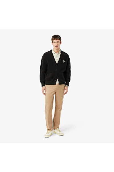 Lacoste بنطال تشينو من قطن التويل بقصة عادية - HH1982-00-02S
