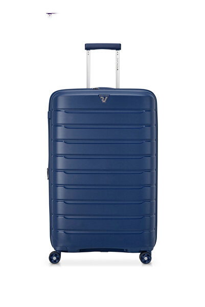 Roncato Lacivert Çekçekli Sert Valiz 41818323TROLLEY CABINA55/20B-FLYING