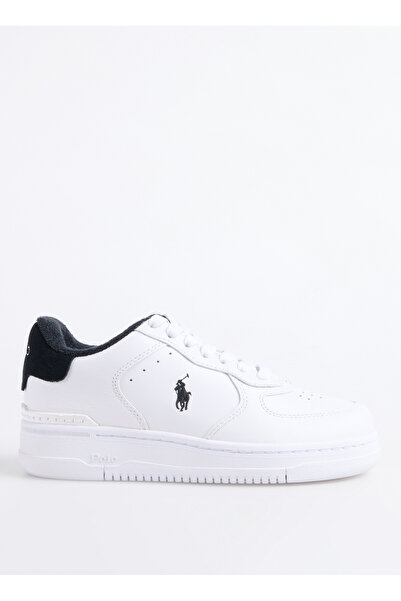 Polo Ralph Lauren Beyaz Kadın Deri Sneaker MASTERS CRT