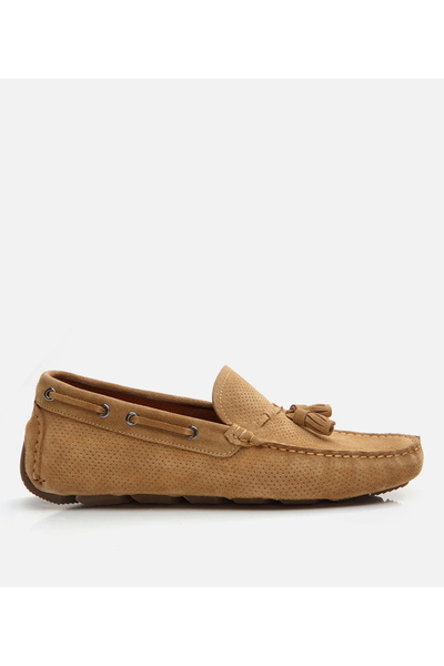 Hotiç Men's Leather Tan Loafer