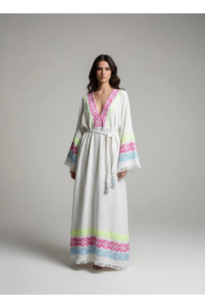 Su Koleksiyon Palermo Cotton Woven Bohem Dress