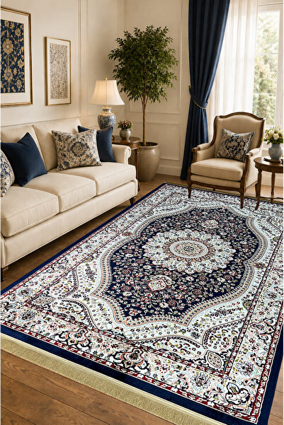 ünalcarpet 4m2 - 6m2 Modern Kalın Sık Dokuma Salon Ve Oturma Odası Halısı Yum...