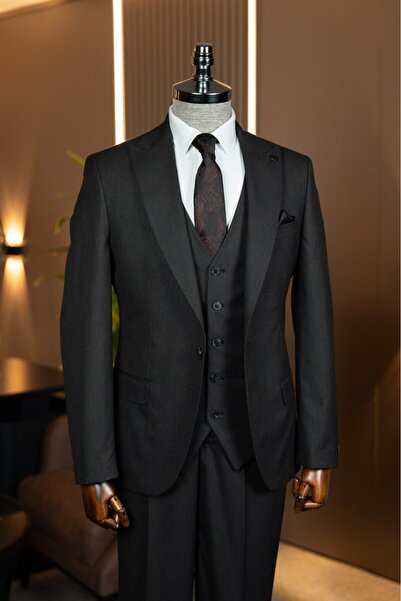 Terzi Ayhan Classics Exclusive vest suit black