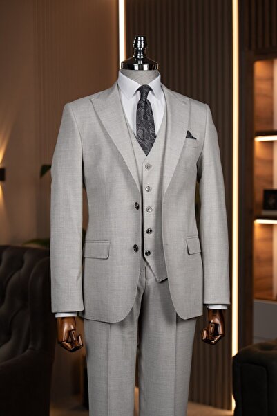 Terzi Ayhan Classics Exclusive Vest Suit Gray