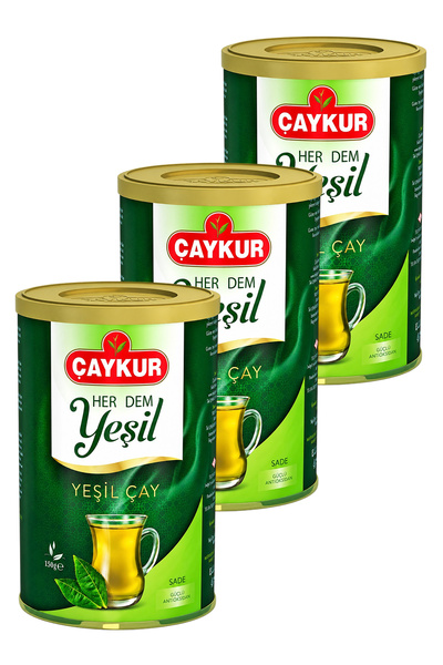 Çaykur Yaprak Yeşil Çay Sade 150 gr 3 Adet