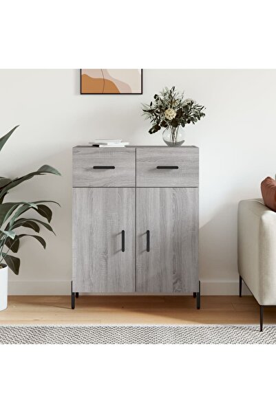 Concept Servantă, gri sonoma, 69,5x34x90 cm, lemn compozit