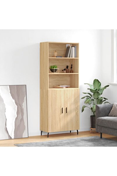 Concept Dulap înalt, stejar sonoma, 69,5x34x180 cm, lemn compozit