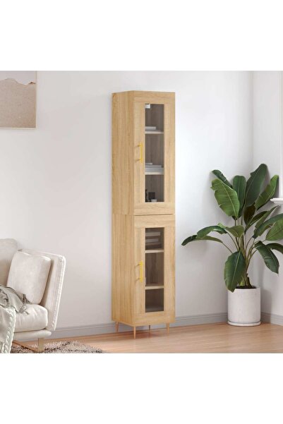 Concept Dulap înalt, stejar sonoma, 34,5x34x180 cm, lemn prelucrat