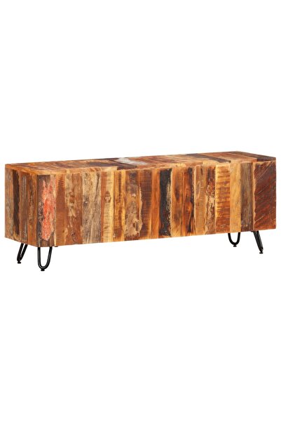 Concept Comodă TV, 110x30x40 cm, lemn masiv recuperat
