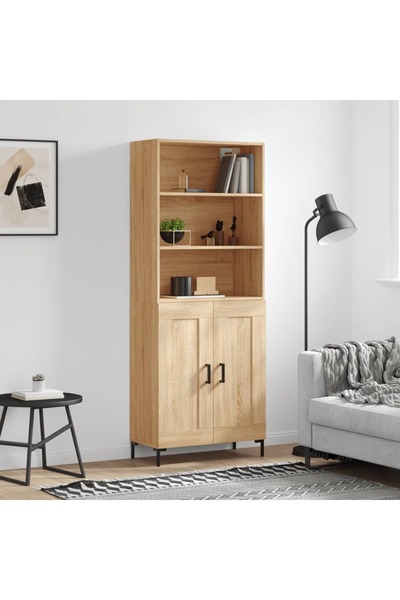 Concept Dulap înalt, stejar sonoma, 69,5x34x180 cm, lemn compozit