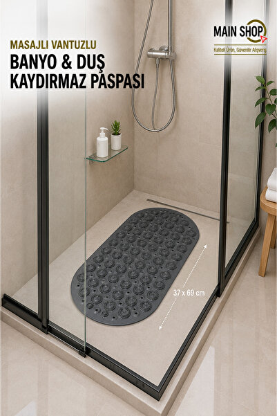 MAİN SHOP Cabină de duș anti-alunecare Covoraș de baie și duș lipit cu ventuz...