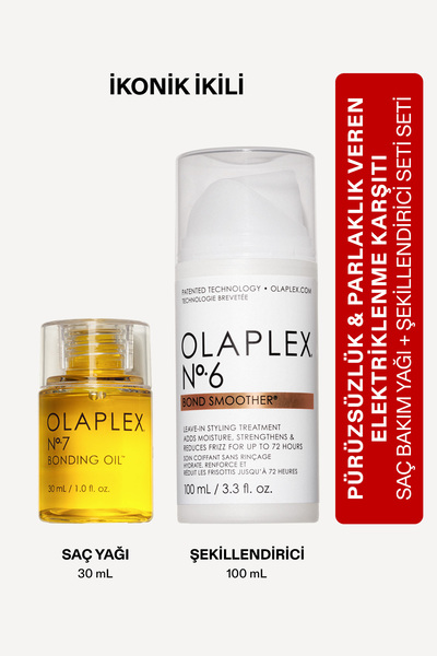 Olaplex Iconic Styling Duo - Saçları Şekillendirirken Etkili Bakım Yapan Bağ ...