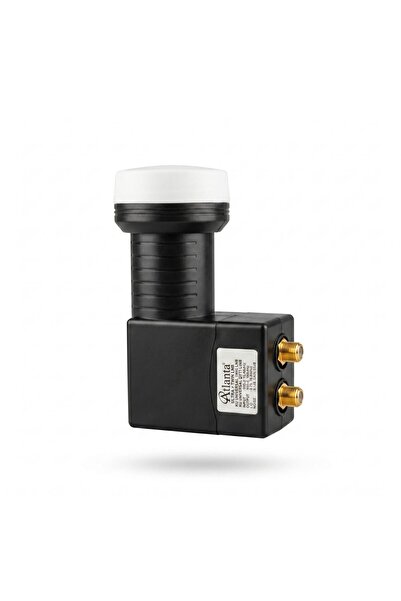 Atlanta Ultra+ Twin Çiftli Çift Çıkışlı LNB (Gold F Konnektör/2 Uydu Alıcıda ...