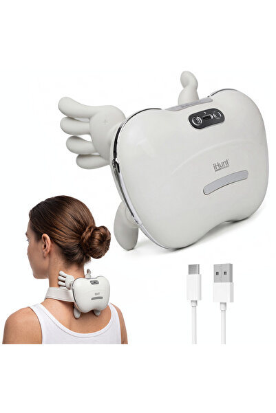 iHunt Aparat de masaj SPA HandTouch 3D pentru gât și umeri, Tehnologie de mas...