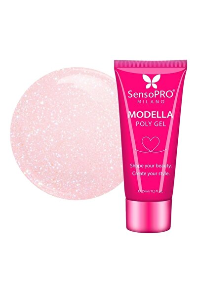 SensoPRO Milano Polygel MODELLA - Zână Înghețată, 15ml