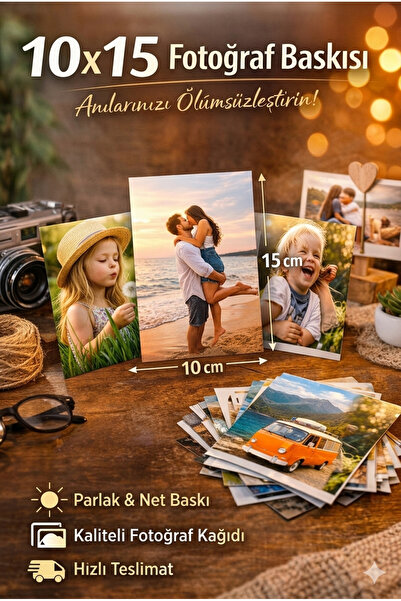 HİDZ FOTOĞRAF BASKISI 10X15 EBAT 100 ADET