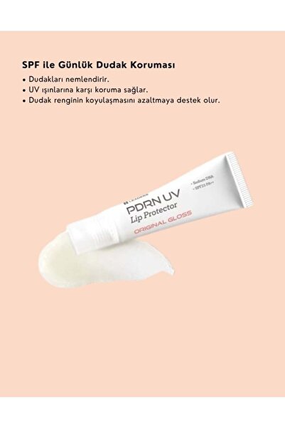 Leaders PDRN UV Lip Balm SPF25 PA++ | Güneş Koruyucu Dudak Nemlendirici | Original