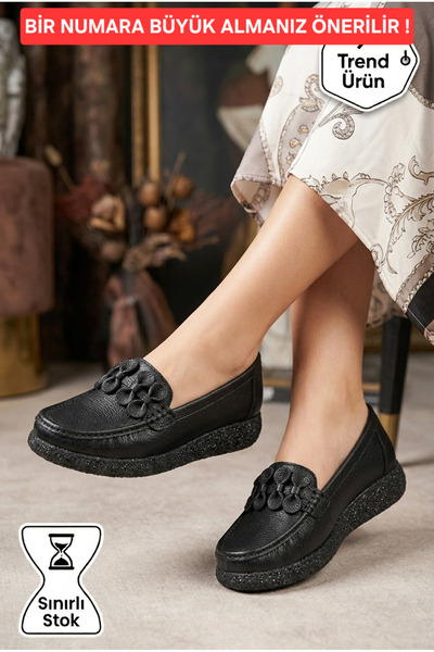 Registan Shoes SENORA Comfort Kadın Ortopedik Günlük Rahat Loafer Ayakkabı Yu...