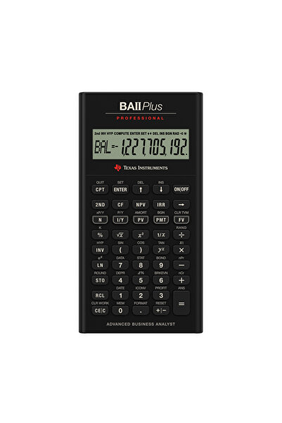TEXAS-INSTRUMENTS TEXAS INS. BA II Plus Professional Finansal Hesap Makinesi ...