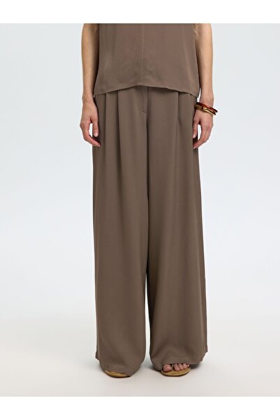 SELECTED Wide Leg Hose Viskose