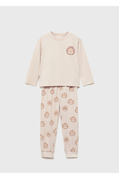 MANGO Baby Pijamale cu imprimeu animal