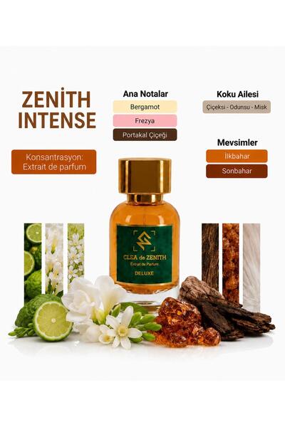 clea de zenith CLEAdeZENİTH PARFÜM ZENITH INTENSE 60ml + 5ml Unisex Parfüm