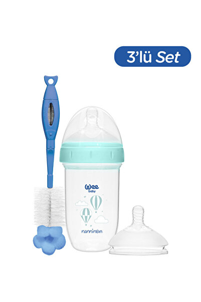 Wee Baby Nanninom Antikolik Geniş Ağızlı Biberon 250 ml (No:2 Biberon Emziği ...