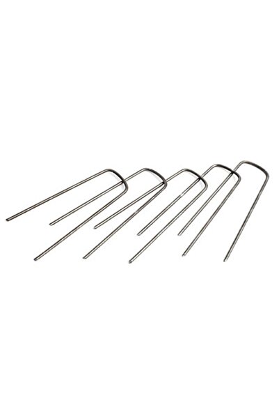 SGTT Set 40 bucati cuie metalice pentru fixare folie antiburuieni 4x15cm