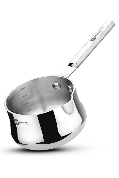 Bergner Essentials 12cm 900ml Tri-Ply Stainless Steel Milk Coffee Warmer Pan ...