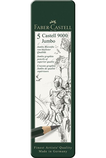 Faber Castell Set 5 Buc Creion Grafit Castell Jumbo Faber-Castell