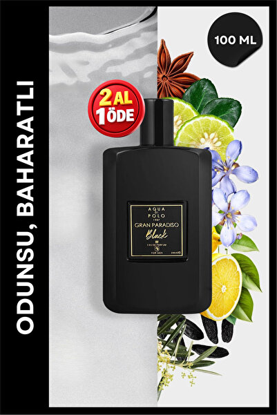 Aqua Di Polo 1987 Gran Paradiso Black EDP Erkek Parfüm 100 ml | Odunsu, Bahar...