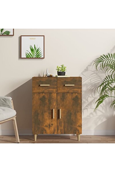 Concept Servantă, stejar fumuriu, 69,5x34x89 cm, lemn prelucrat