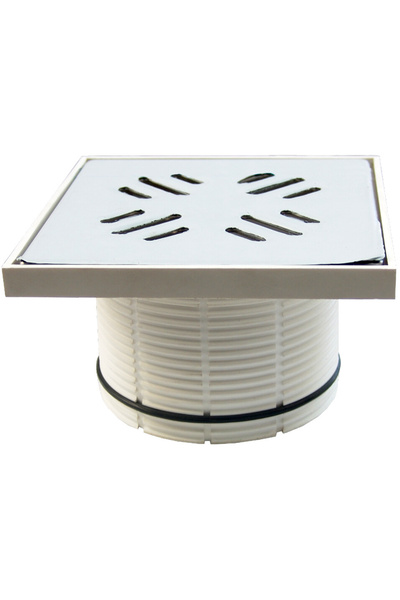 EVOSANITARY Colonă din oțel inoxidabil - Latura de montare 145 mm Diametru co...