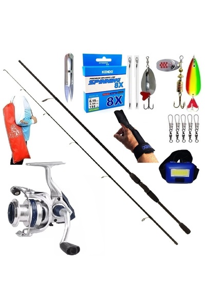 Okuma Aria 40 Double Black 270cm 15-40gr Turna Spin Olta Takımı Seti