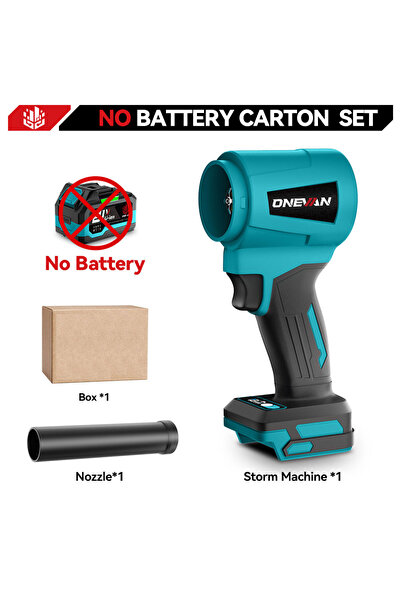 Choice Without Battery Set ONEVAN 400M/S Brushless Turbo Fan 4000W Strong Pow...