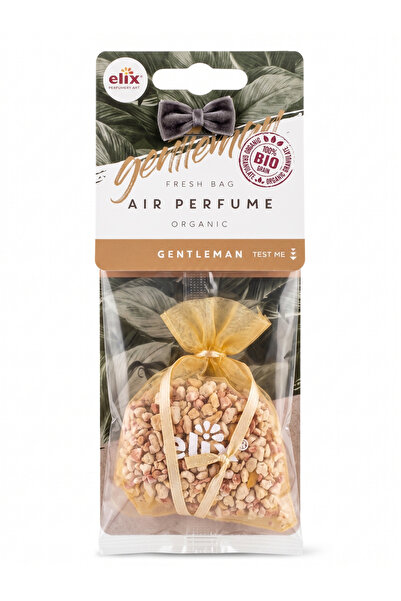 Elix Odorizant auto cu parfum premium ORGANIC Fresh bag - GENTLEMAN