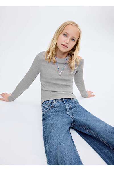 MANGO Kids Fitilli cut-out tişört
