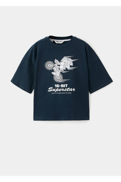 MANGO Kids Sonic pamuklu tişört
