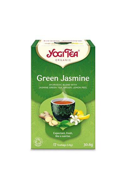 Yogi Tea Ceai verde organic cu iasomie, 17 pliculețe de ceai, 30.6g