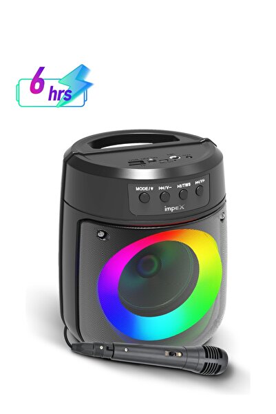 IMPEX Portable Bluetooth Speaker - Ts 1106, 500wpmpo, 4" Wireless Speaker Mag...