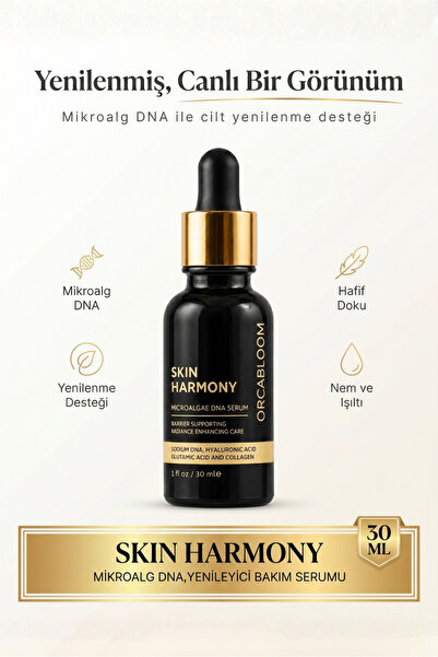 Orca Bloom Skin Harmony Mikroalgae DNA Cilt Serumu 30 ml Hyalüronik Asit Pant...