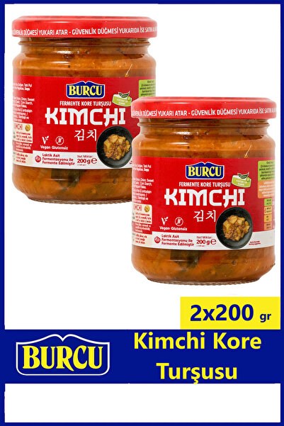 BURCU Kimchi Fermente Kore Turşusu 200 gr x 2 Adet