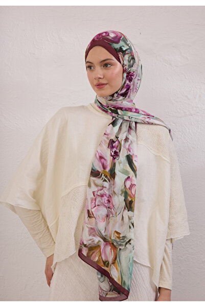 Freshscarfs Mürdüm Nerıssa Desen Rami Şal