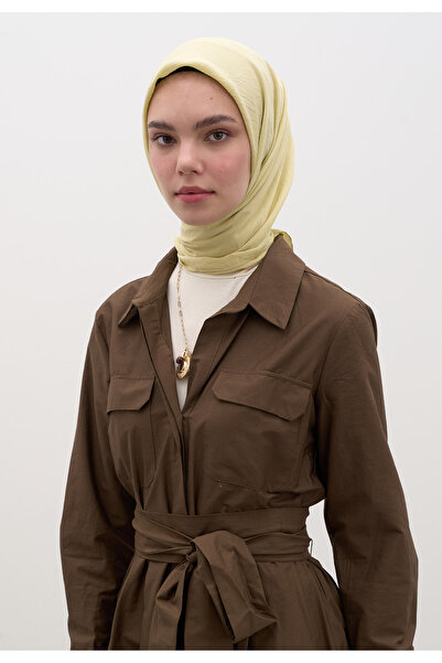 Freshscarfs Eșarfă din bumbac și viscoză tip unt