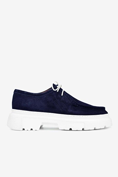 Serhat Özköroğlu Lfr-9009 suet merdane shoe navy blue