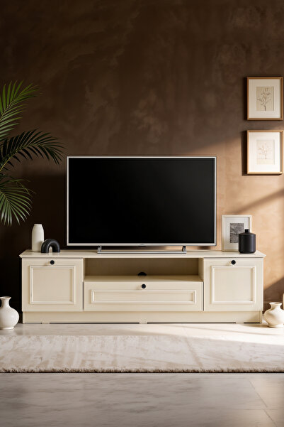 Mira TV Unit 160 x 37 x 46 cm Moonstone - Country Design