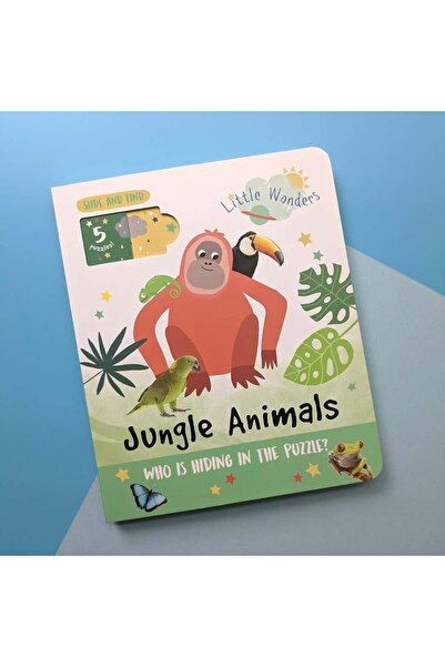 North Parade Publishing Carte pentru copii - Little Wonders Jungle Animals Pu...