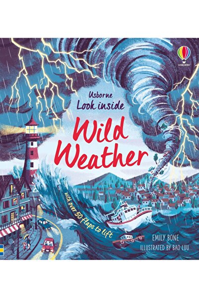 Usborne Carte pentru copii, Usborne, Look Inside Wild Weather, 5+ ani
